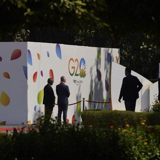 Le G20 s'est ouvert ce matin à New Dehli. [Keystone - Manish Swarup/AP Photo]