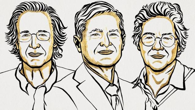 Les scientifiques récipiendaires du Prix Nobel de phyisque 2023 sont Pierre Agostini, Ferenc Krausz et Anne L'Huillier. [Nobel Prize Outreach - Niklas Elmehed]