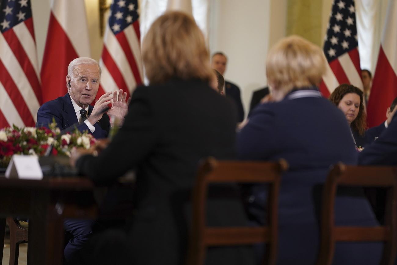 L'Otan est "plus forte que jamais", souligne Joe Biden à Varsovie [AP Photo/KEYSTONE - Evan Vucci]