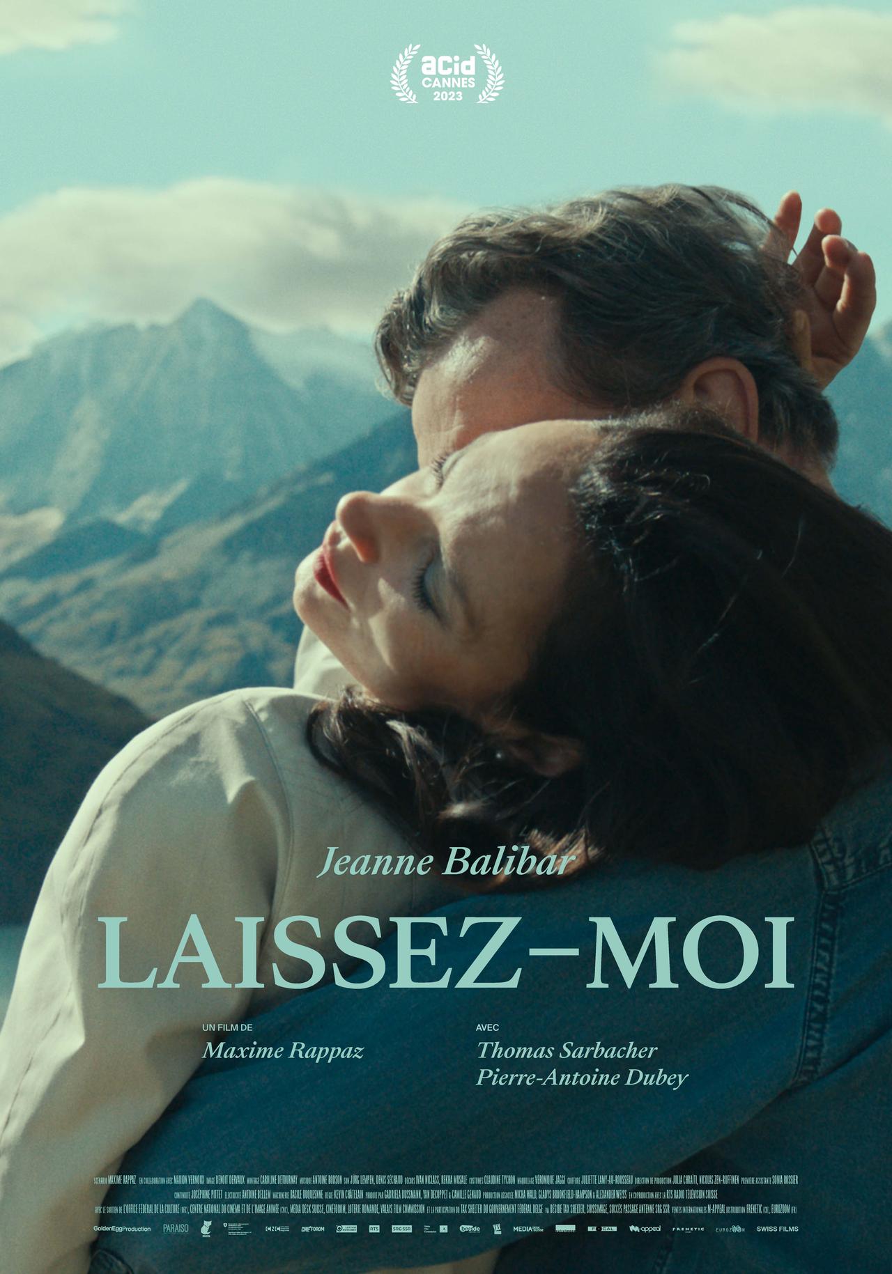 L'affiche de "Laissez-moi", un long métrage de Maxime Rappaz. [Paraiso Production - Fox the Fox - GoldenEggProduction]