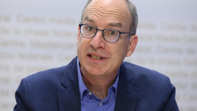 François Bachmann, président du PEV. [Keystone - Anthony Anex]