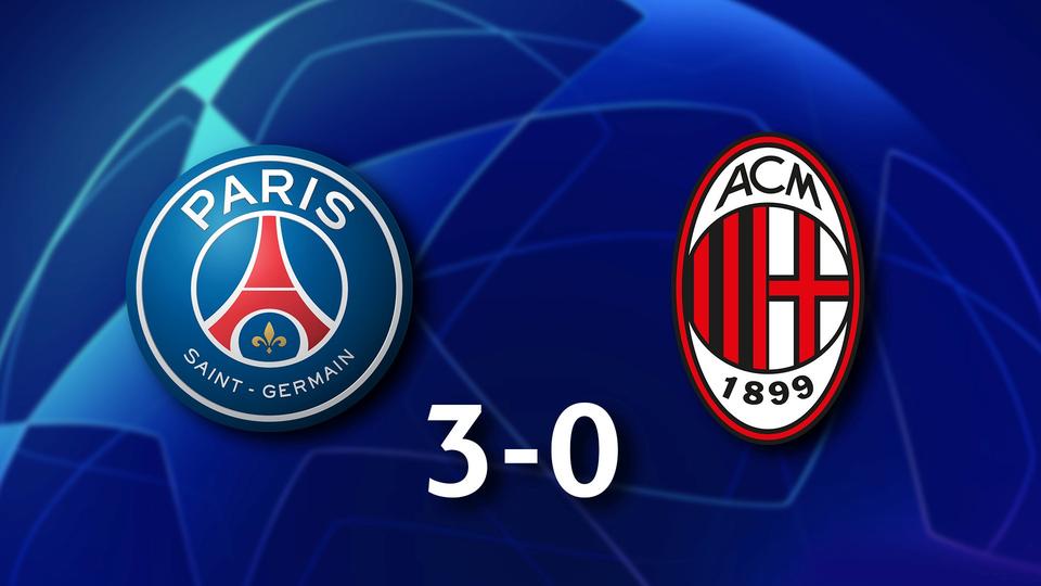 3e journée, PSG - AC Milan (3-0): le résumé du match