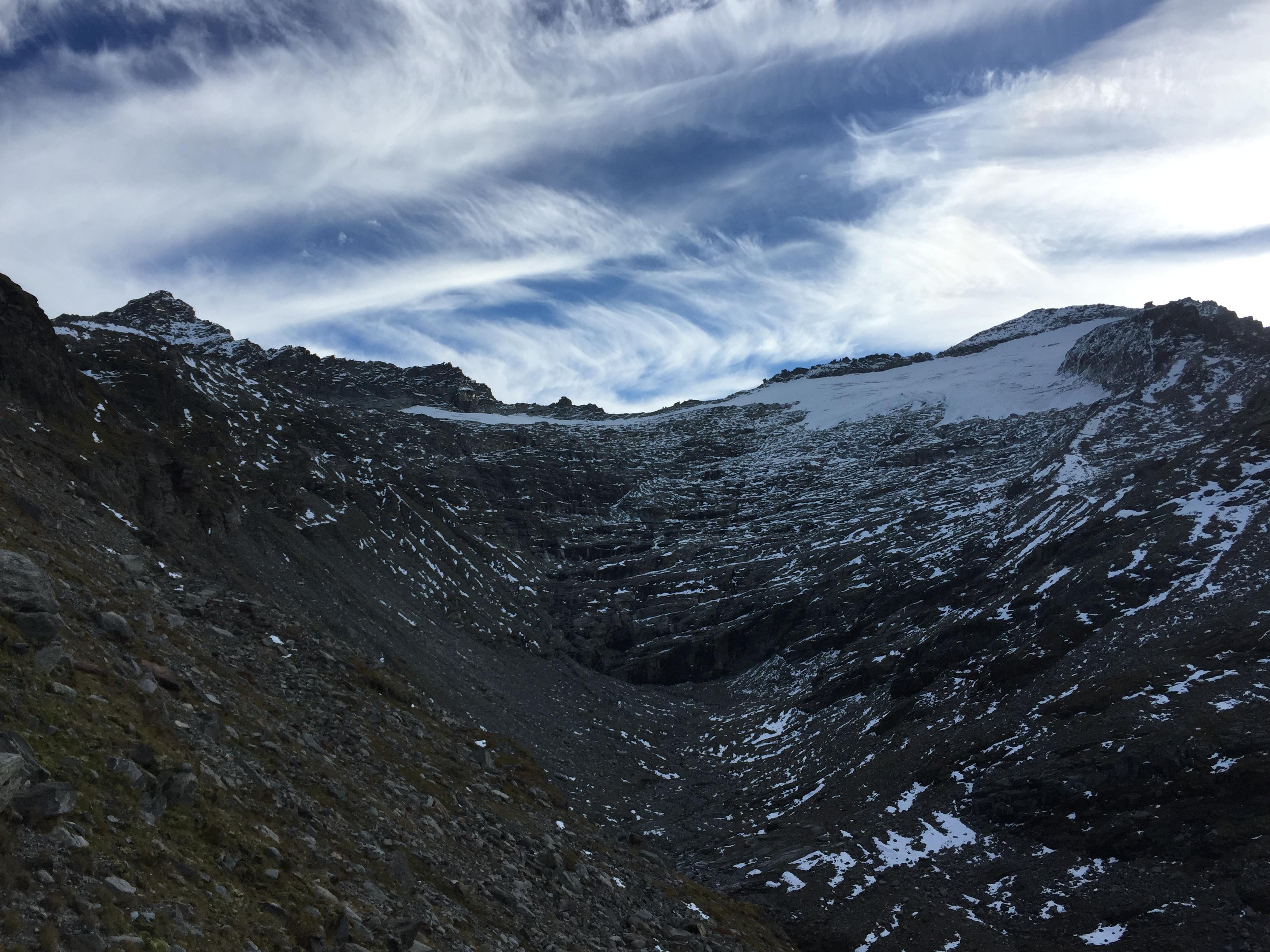 C'est le glacier de Bresciana qui a le plus reculé en 2023. [Département tessinois du territoire]