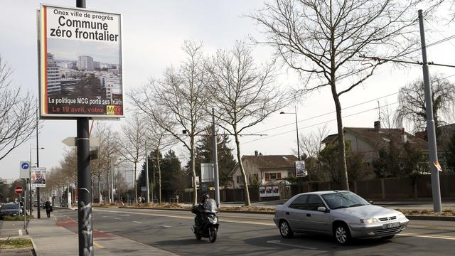 Le MCG veut limiter le nombre de frontaliers. [Keystone - Salvatore Di Nolfi]