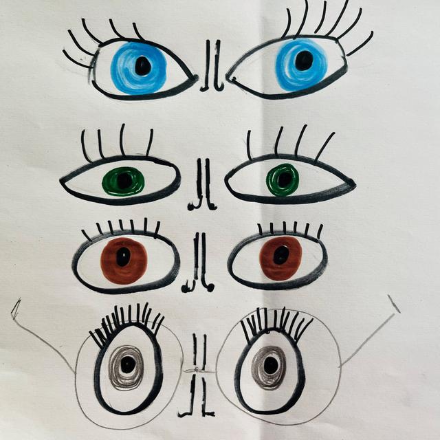 Les yeux. [Lisa]