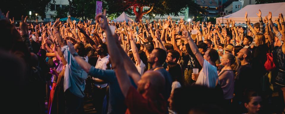 La foule lors du Vibiscum Festival en 2022. [William Gammuto Sarl - © Emmanuel Denis]