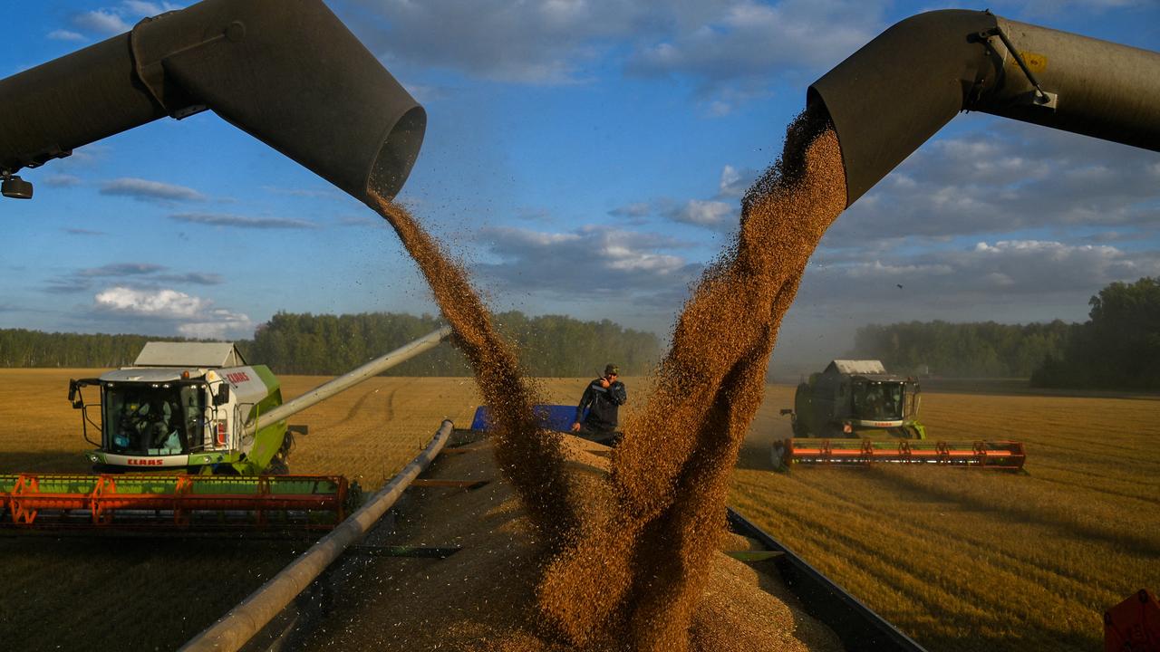 La récolte de blé dans un champ en Russie, le 8 septembre 2023. [Reuters - Alexey Malgavko]
