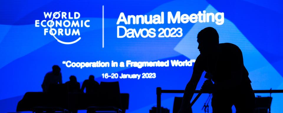 La crise énergétique sera au coeur des discussions du WEF à Davos. [KEYSTONE - GIAN EHRENZELLER]