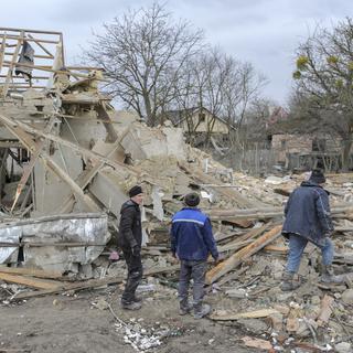 Nouveaux bombardements intensifs en Ukraine. [EPA/Keystone - MYKOLA TYS]