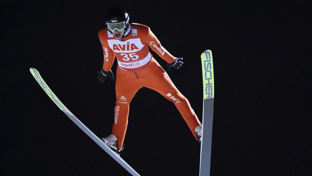 Gregor Deschwanden en action à Lillehammer. [Geir Olsen]