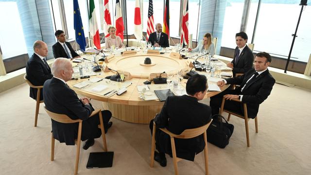 Les dirigeants des pays du G7 ont décidé e nouvelles sanctions contre la Russie. [Reuters - Ministry of Foreign Affairs of Japan]