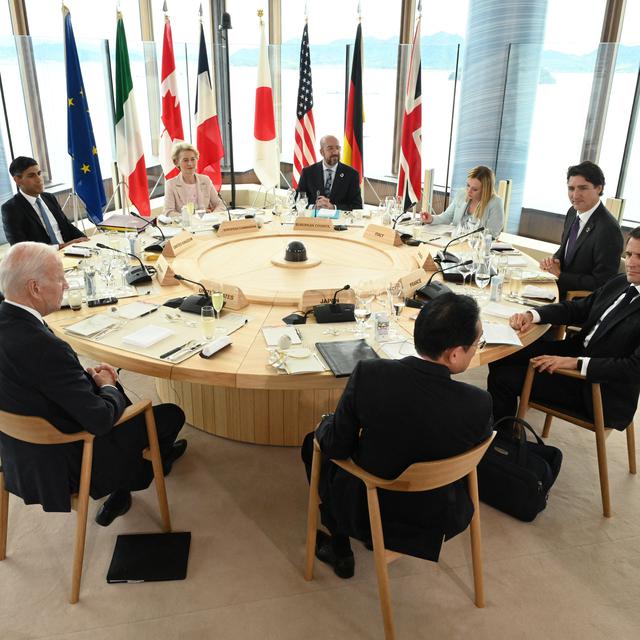 Les dirigeants des pays du G7 ont décidé e nouvelles sanctions contre la Russie. [Reuters - Ministry of Foreign Affairs of Japan]