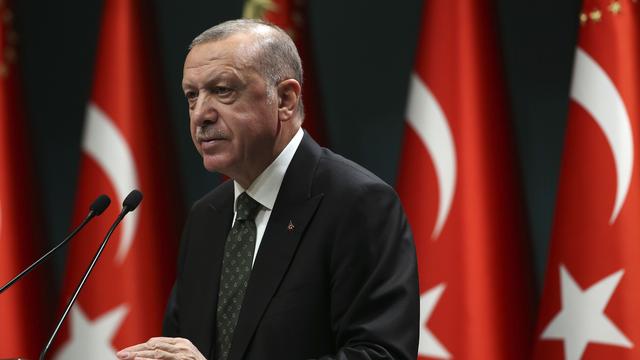 La Suède peut adhérer à l'Otan si l'UE rouvre les discussions avec Ankara. [Keystone - Turkish Presidency via AP]