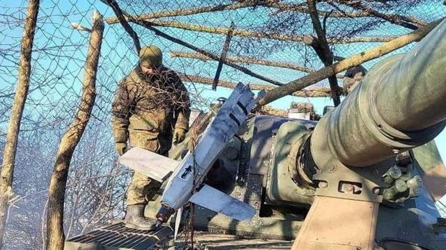 Une image présentée comme celle d'un drone russe Lancet, transmise par le ministère de la Défense ukrainien. [Reuters - Defence Ministry Of Ukraine/Handout]