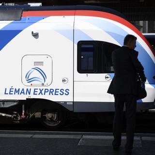 Le Léman Express relie le canton de Genève à la France voisine et au canton de Vaud. [Keystone]
