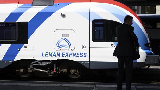 Le Léman Express relie le canton de Genève à la France voisine et au canton de Vaud. [Keystone]