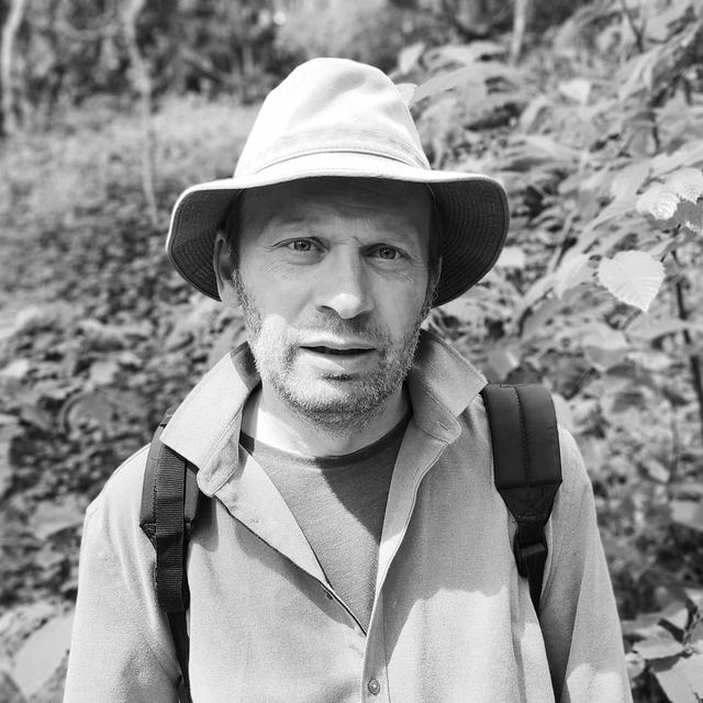 David Happe, technicien forestier, ingénieur écologue et écrivain. [Anne-Gaëlle Touminet]