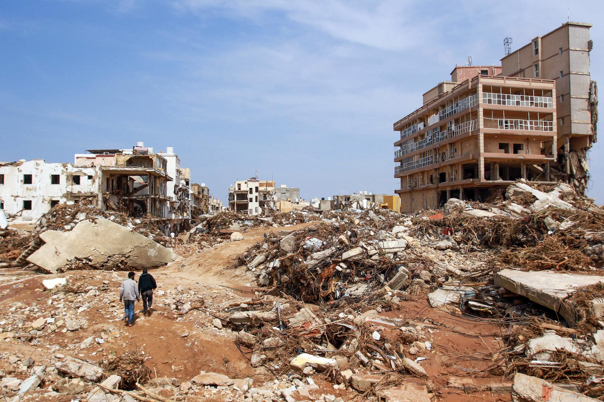Des images de dévastation en Libye. [afp]