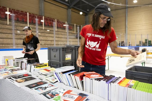 Les organisateurs attendent entre 2500 et 4000 personnes. [Keystone - Peter Klaunzer]