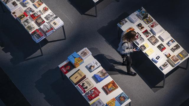 Le Salon du livre de Genève revient à Palexpo dans un grand format et avec une édition gratuite du 22 au 26 mars. [KEYSTONE - MARTIAL TREZZINI]