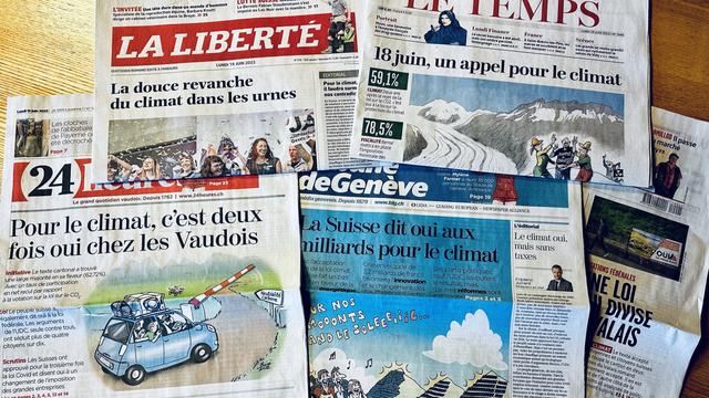 Revue de presse au lendemain des votations fédérales. [RTS]