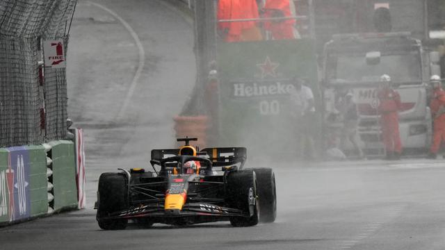 Même la pluie n'a pas empêché Verstappen de s'imposer. [Luca Bruno]