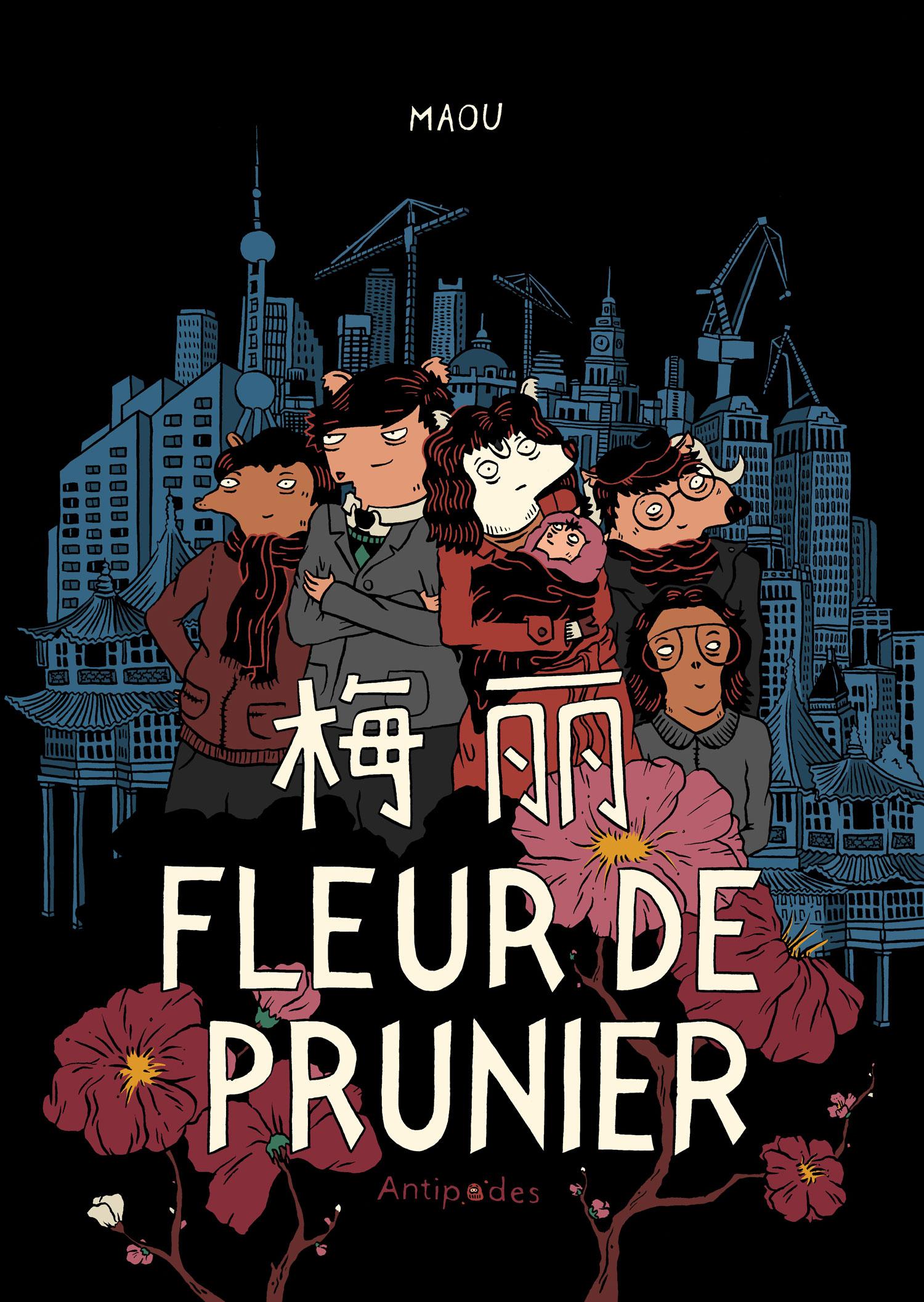 La couverture de la BD "Fleur de Prunier" de Maou. [Antipodes]