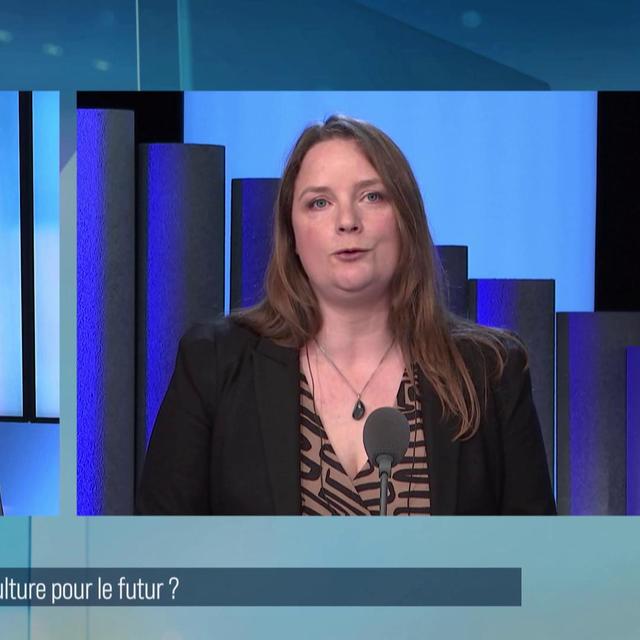 Débat entre Simone de Montmollin, conseillère nationale PLR, et Valentine Python, conseillère nationale verte. [RTS - RTS]