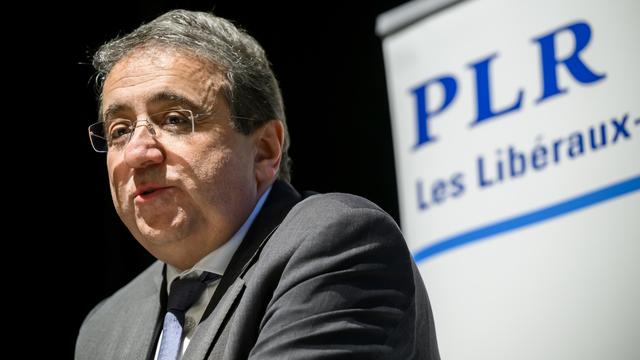 Interview de Pascal Broulis, conseiller aux Etats (PLR/VD). [Keystone - Jean-Christophe Bott]