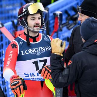 Le skieur valaisans Loïc Meillard. [Jean-Christophe Bott]