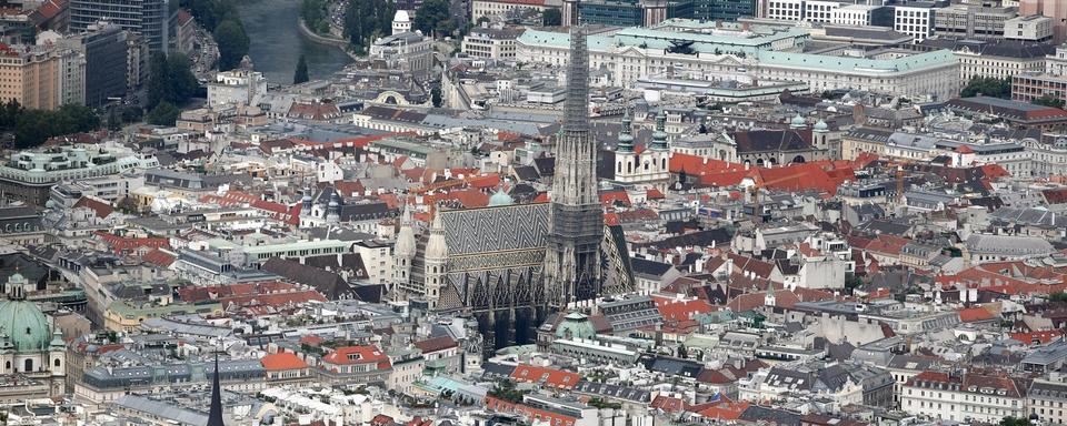 Vue générale de la ville de Vienne, capitale autrichienne, classée pour la 4e fois meilleure ville au monde. [Keystone - Robert Jaeger]