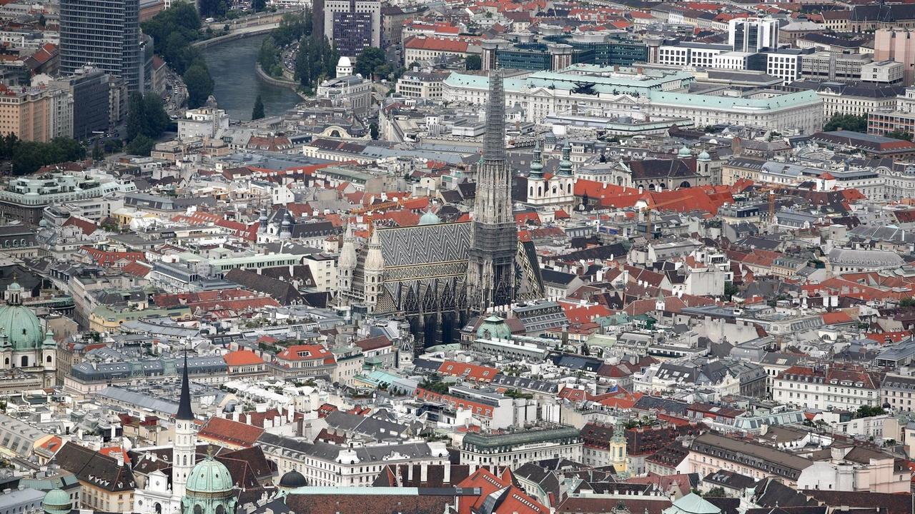 Vue générale de la ville de Vienne, capitale autrichienne, classée pour la 4e fois meilleure ville au monde. [Keystone - Robert Jaeger]