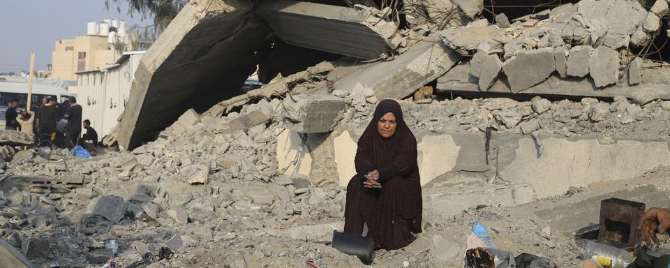 Point de situation à Gaza où l'OMS souligne que "la faim et le désespoir" s'aggravent jour après jour. [Keystone - Hatem Ali]