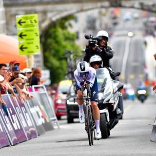 Marlen Reusser a remporté la 8e et dernière étape du Tour de France féminin. [Imago - frontalvision]