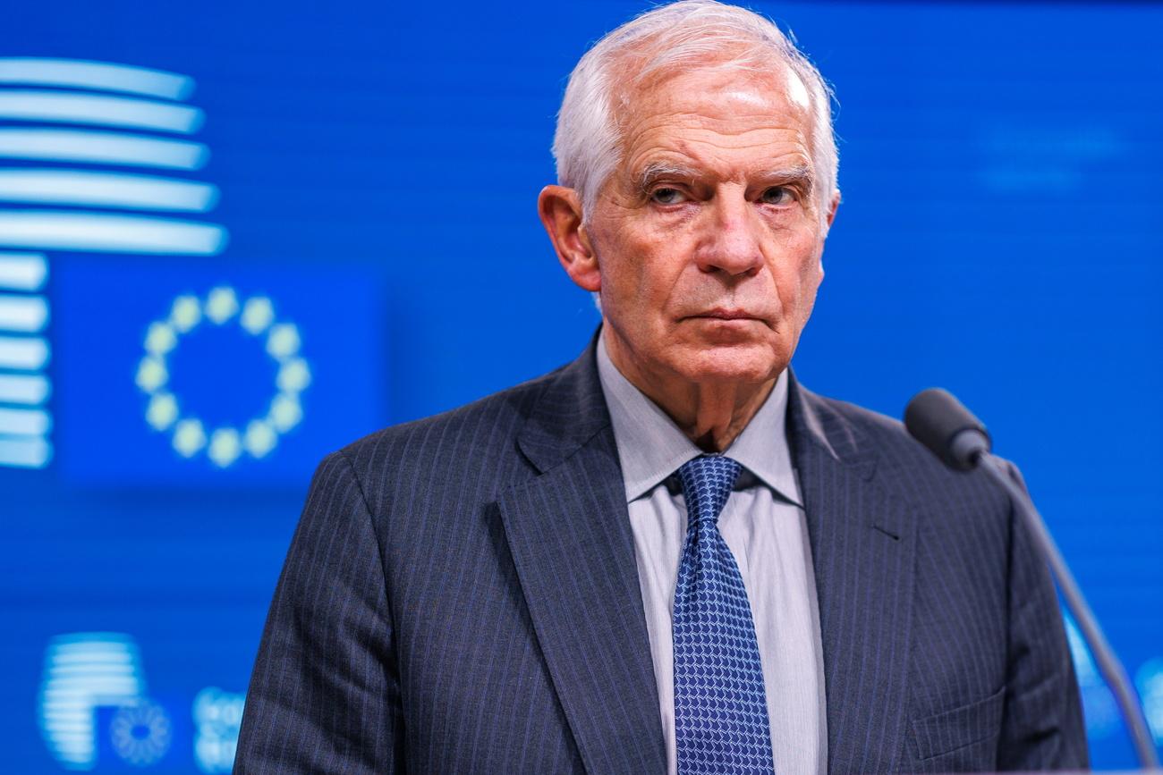 Le chef de la diplomatie européenne, Josep Borrell. [EPA/Keystone - Olivier Matthys]