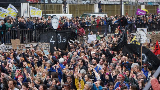 Mobilisation sociale en baisse en France avant l'avis du Conseil constitutionnel sur les retraites. [HANS LUCAS VIA AFP - MYRIAM TIRLER]