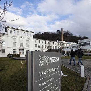 Nestlé souhaite vendre la Maison Cailler à la société fribourgeoise Jogne Invest. [Keystone - Gaetan Bally]