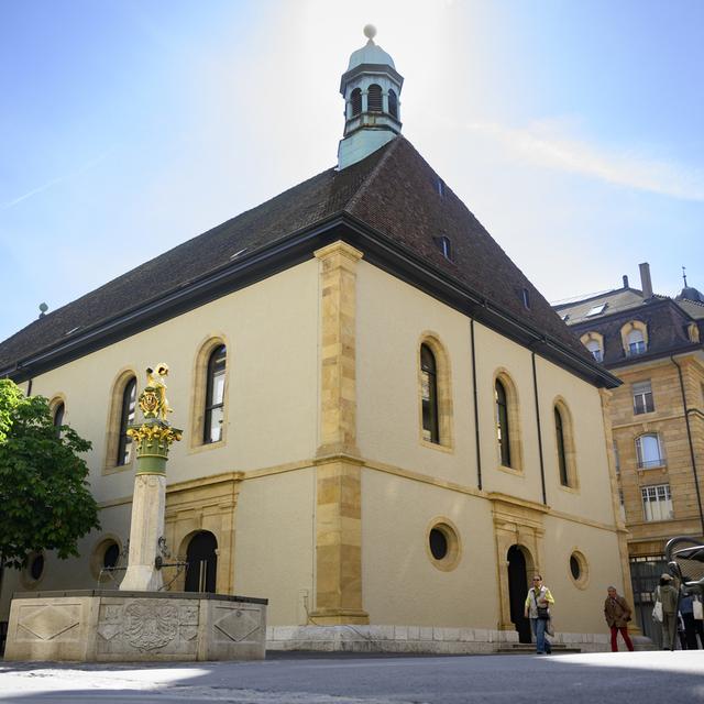 Temple du Bas de Neuchâtel. [Keystone - Laurent Gillieron]