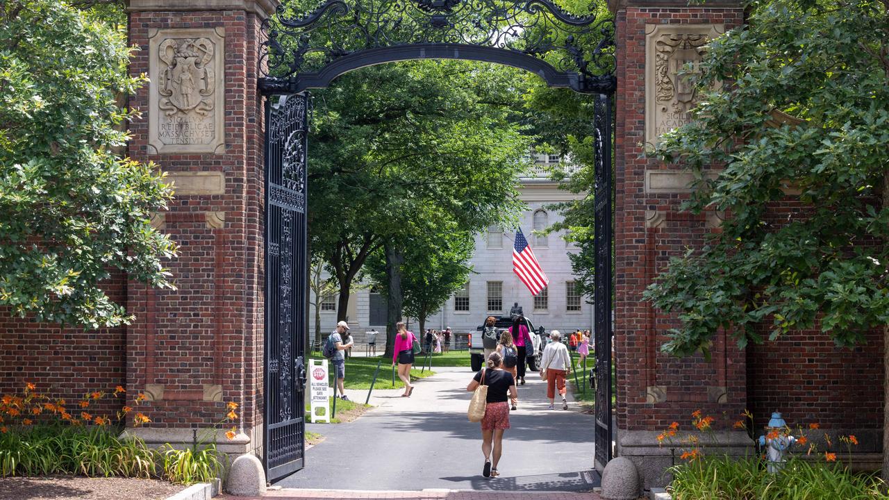 Le portail d'entrée de l'Université de Harvard, à Cambridge aux Etats-Unis. [AFP - Scott Eisen]