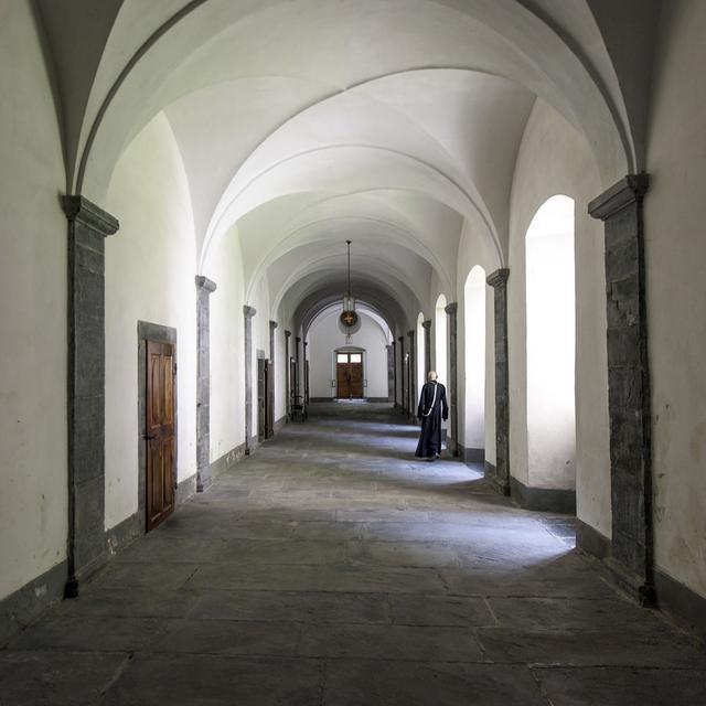 Abbaye de St-Maurice: une dizaine d'abus sexuels dénoncés à la justice valaisanne. [KEYSTONE - OLIVIER MAIRE]