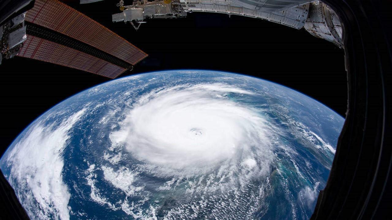 Ouragan Dorian vu depuis la station spatiale internationale (ISS). [Nasa - Christina Koch]