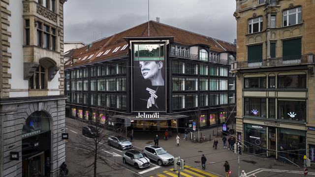 Le magasin Jelmoli à Zurich. [Keystone - Michael Buholzer]