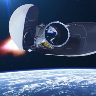 L’Agence spatiale européenne (ESA) a commencé des manoeuvres sans précédent pour assurer une rentrée semi-contrôlée de son satellite Aeolus. [AFP - ESA]