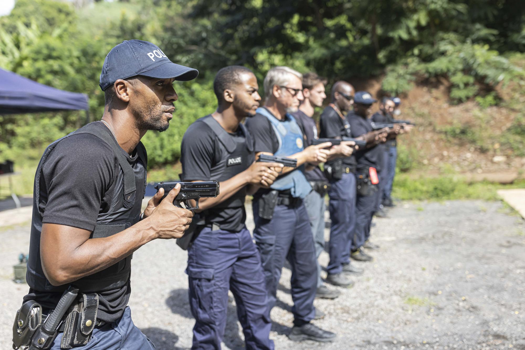 De nombreuses brigades d'intervention ont été déployées face à la criminalité en bande de Mayotte. [AFP - Patrick Meinhardt]