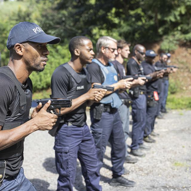 De nombreuses brigades d'intervention ont été déployées face à la criminalité en bande de Mayotte. [AFP - Patrick Meinhardt]