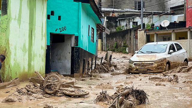 Une tempête fait au moins 24 morts dans le sud du Brésil. [AFP - SAO SEBASTIAO CITY HALL]