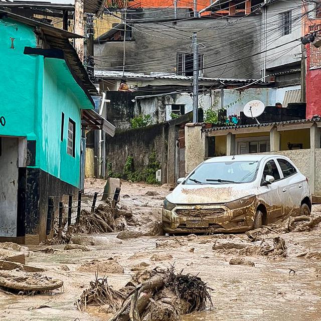 Une tempête fait au moins 24 morts dans le sud du Brésil. [AFP - SAO SEBASTIAO CITY HALL]