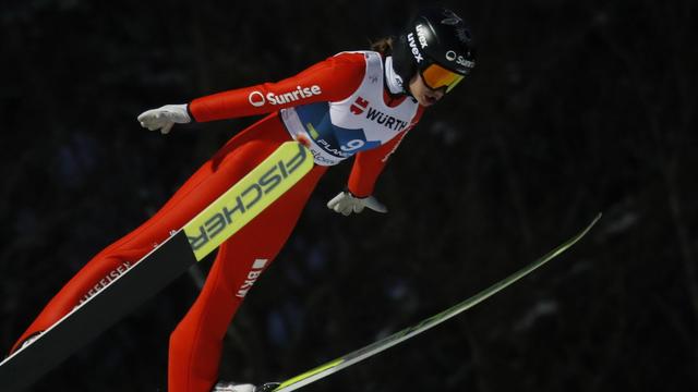 L'Obwaldienne Sina Arnet a disputé à Planica sa 1re grande compétition internationale. [Antonio Bat]