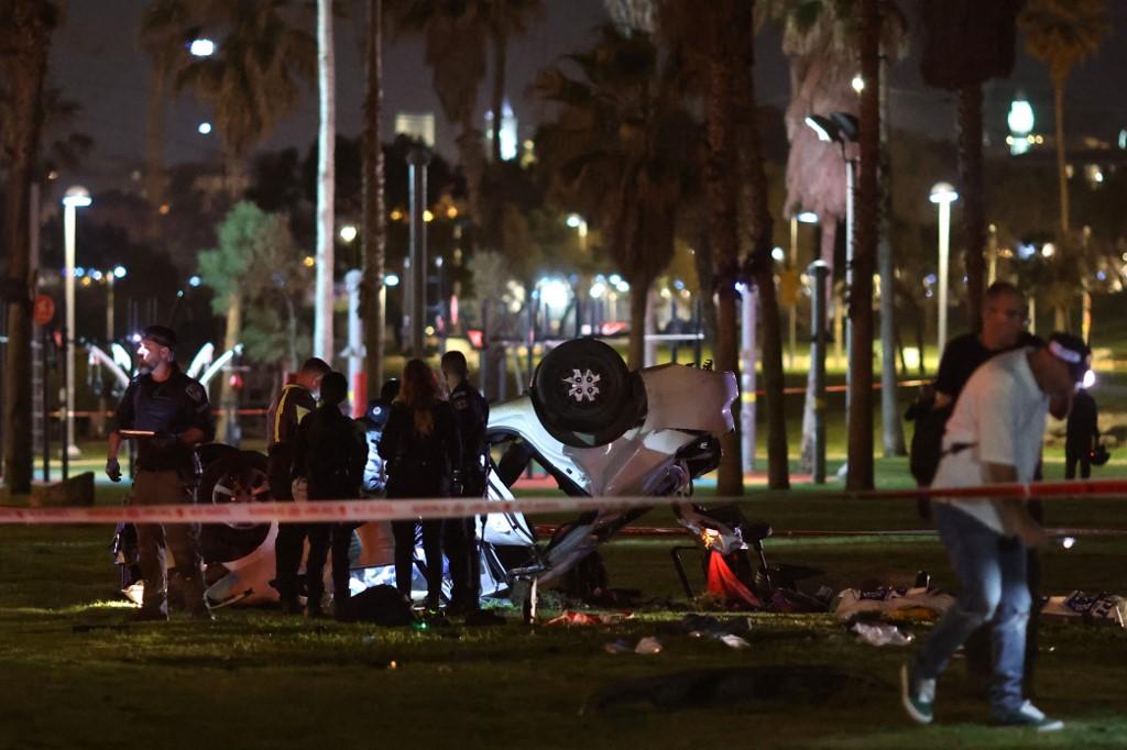 L'attaque a été menée sur la rue Kaufmann à Tel-Aviv. [AFP - Oren Ziv]