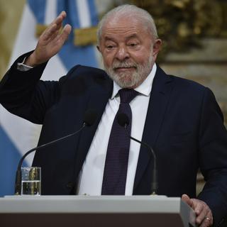 Offensive diplomatique du président brésilien Lula en Amérique latine. [AP Photo - Gustavo Garello]
